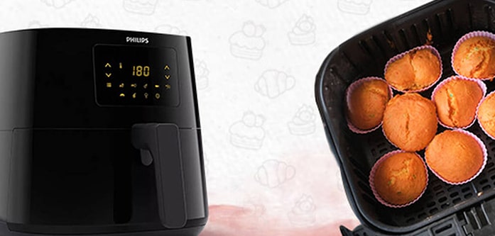 پخت کیک یزدی در سرخ کن بدون روغن فیلیپس پخت کیک یزدی در سرخ کن بدون روغن فیلیپس