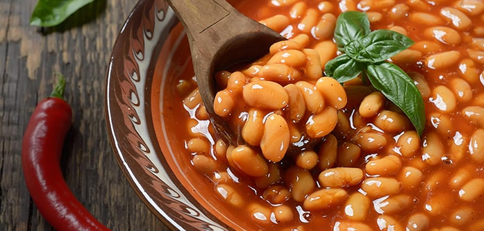 خوراک لوبیا چیتی خوراک لوبیا چیتی